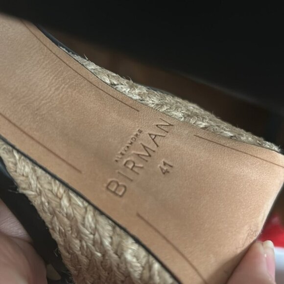 ALEXANDRE BIRMAN ALICIA BRAIDED PLATFORM SANDALS - BLACK-NATURAL 41 - Picture 5 of 13